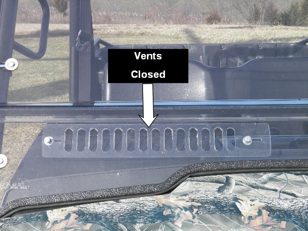 CFMoto UForce 800 XL- 1 Pc Lexan Back Panel w/Vent Options